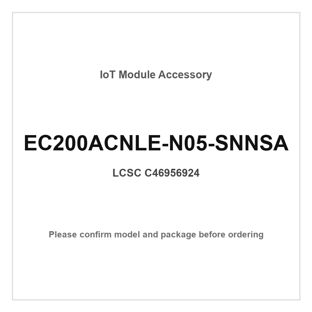 Smart Home Module Iot - 1 Buah EC200ACNLE-N05-SNNSA I2C PCM SPI