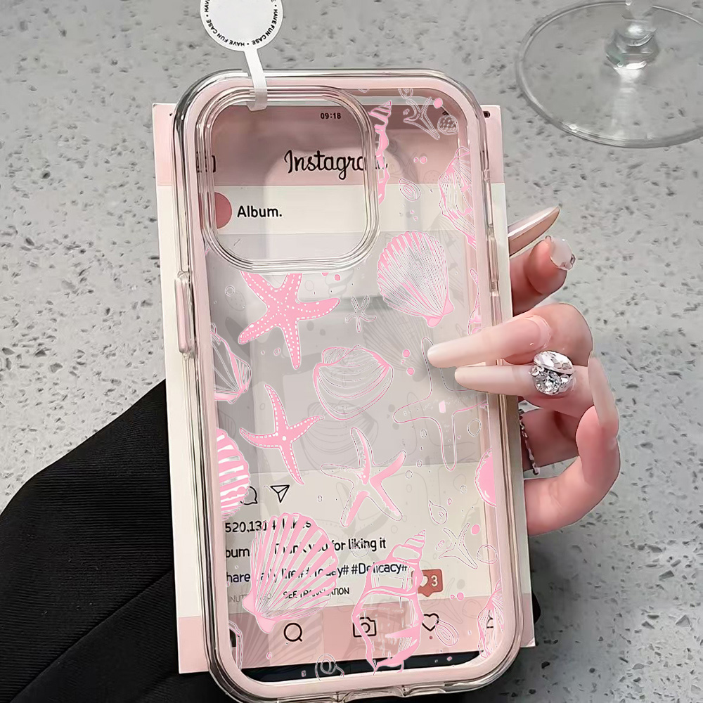 Casing HP Transparan Motif Ker - Shelly ulasan dan harga