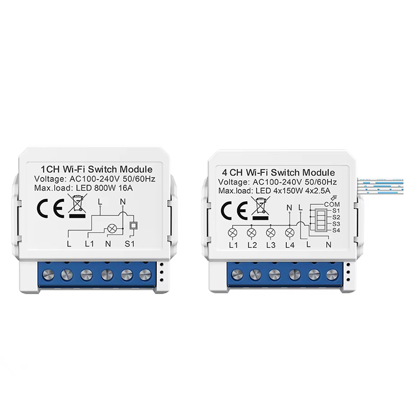 WSM16 Tuya Modul Saklar Pintar - Tuya 4 Channel ulasan dan harga